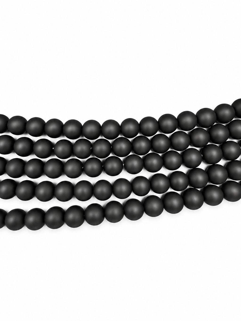 Hilo de Onix Negro Mate