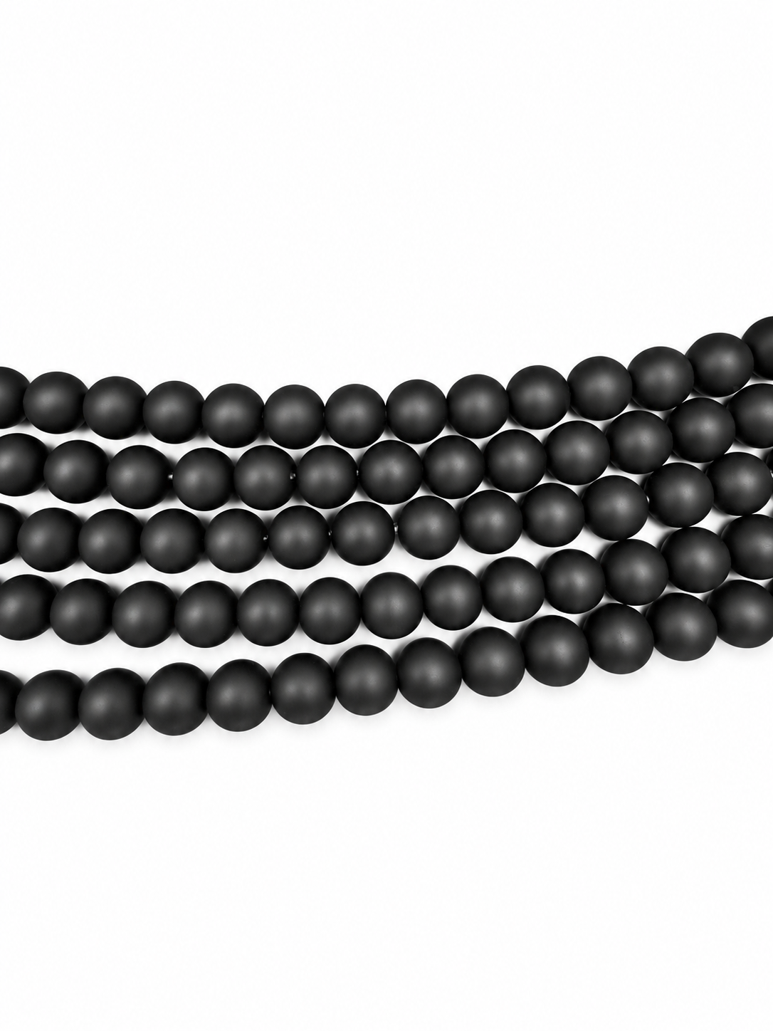 Hilo de Onix Negro Mate