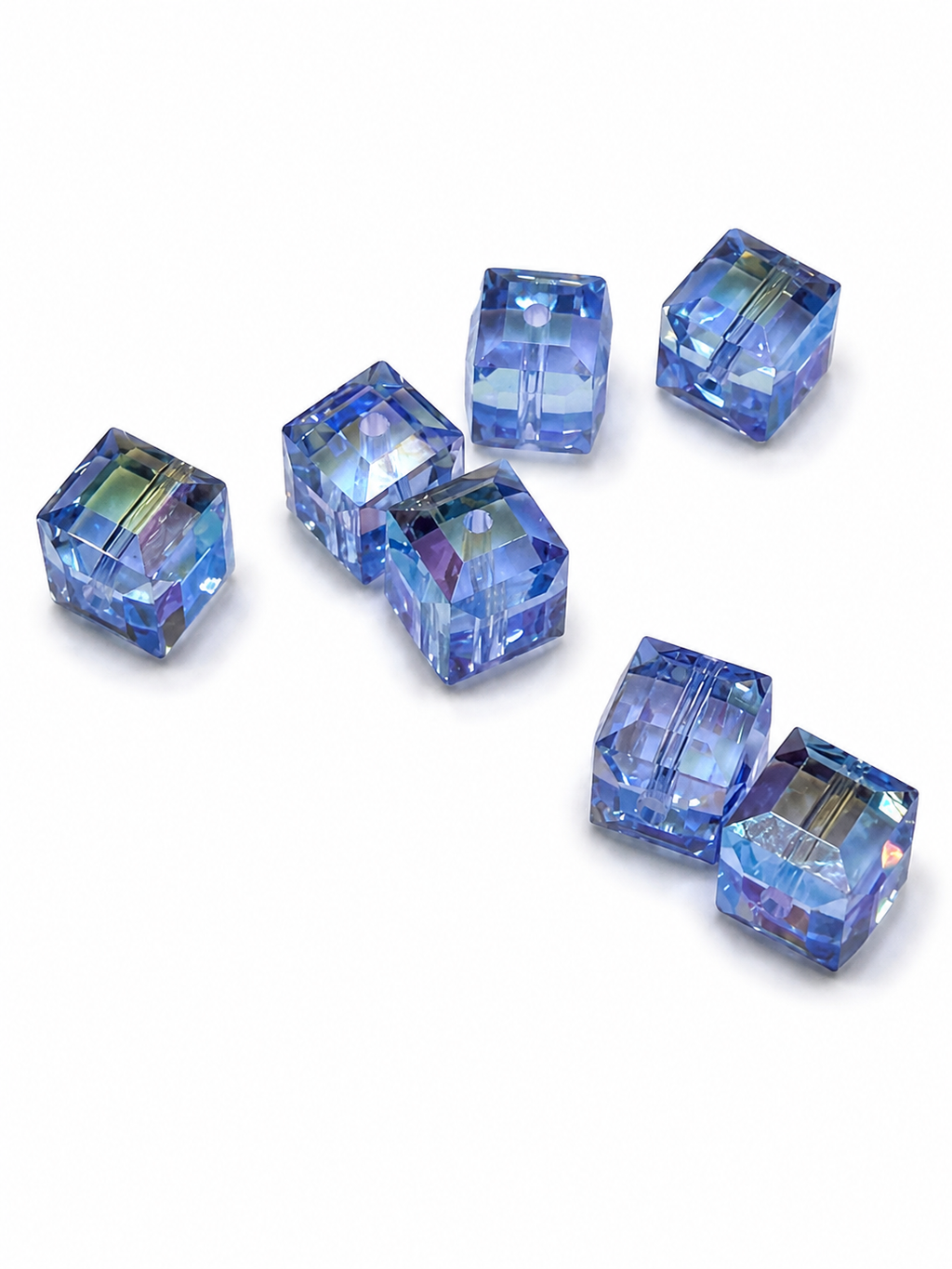Cubo 6mm Tornasol y colores especiales