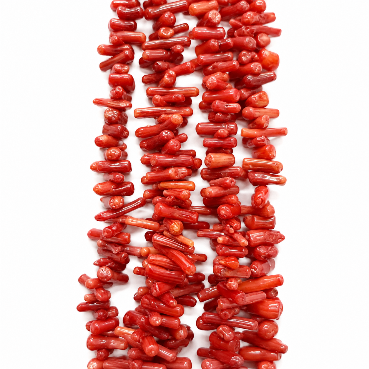 Hilo de Coral Rojo Chip
