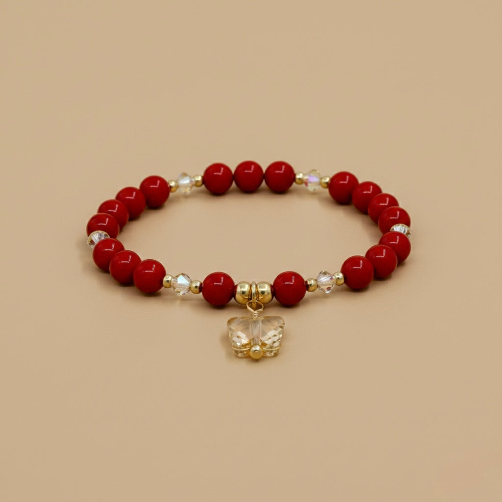 Pulsera Con Cristal Austriaco y Gold filled