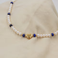 Collar Corazón Océano