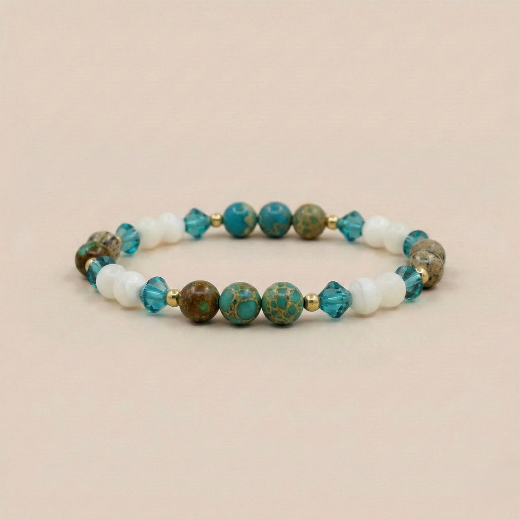 Pulsera Jaspe Imperial Turquesa