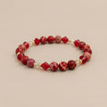 Pulsera Jaspe Imperial Rojo