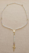 Rosario de Cristal Austríaco y Gold Filled: Una pieza de fe, brillo y elegancia eterna.
