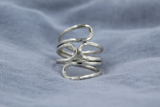 ANILLO CUATRO LAZOS EN U