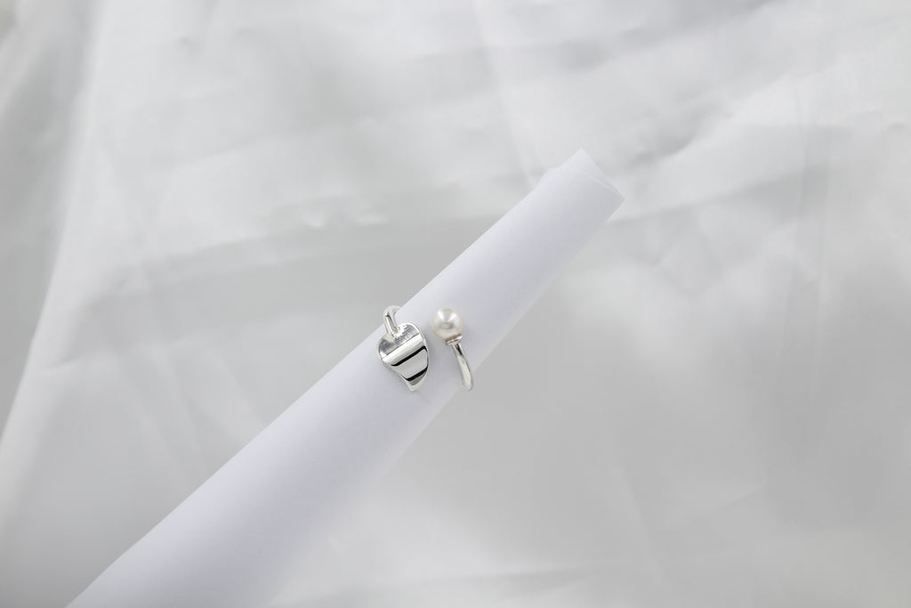 Anillo perla hoja TA019