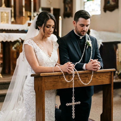 "Lazo de Novios En Cristal Austriaco".