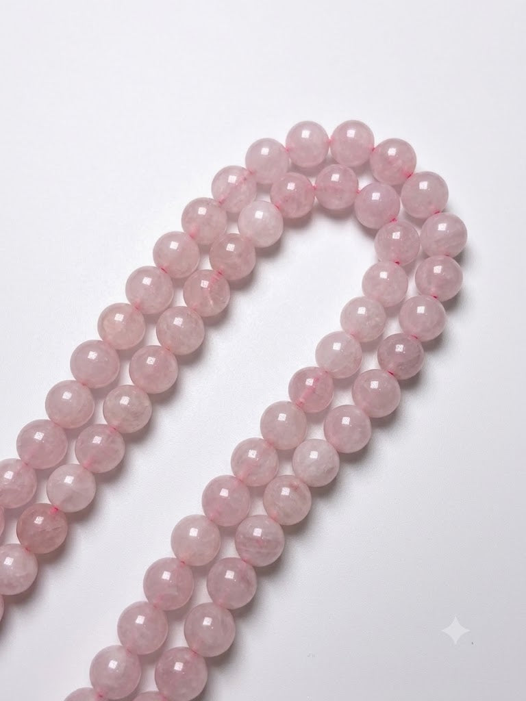 Hilo de cuarzo rosa