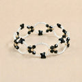 Pulsera Mariposa de Cristal Austriaco y Gold filled