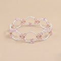 Pulsera Mariposa de Cristal Austriaco y Gold-Filled Rosa.